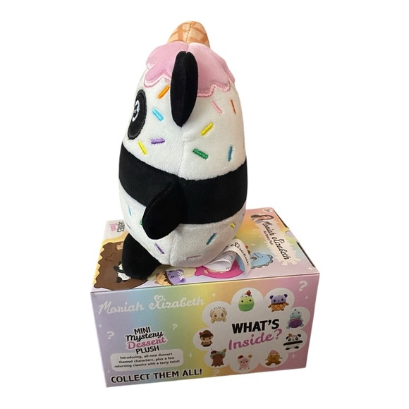 MORIAH ELIZABETH Series 2 Mini Mystery Dessert Plush 6” SPRINKLE PANDA New - Picture 3 of 7